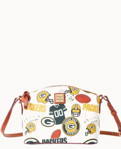 Dooney & Bourke Game Day Ready|Printed Fabric<NFL Suki Crossbody PACKERS