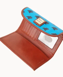 Dooney & Bourke Grab and Go|Clutches<NFL Continental Clutch PANTHERS