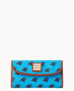 Dooney & Bourke Grab and Go|Clutches<NFL Continental Clutch PANTHERS