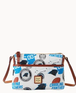 Dooney & Bourke Game Day Ready|Printed Fabric<NFL Ginger Crossbody PANTHERS
