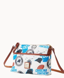 Dooney & Bourke Game Day Ready|Printed Fabric<NFL Ginger Crossbody PANTHERS
