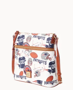 Dooney & Bourke Game Day Ready|Printed Fabric<NFL Crossbody PATRIOTS