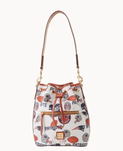 Dooney & Bourke Game Day Ready|Printed Fabric<NFL Drawstring PATRIOTS