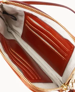 Dooney & Bourke Grab and Go|Wristlets<NFL Multi Function Zip Around PATRIOTS