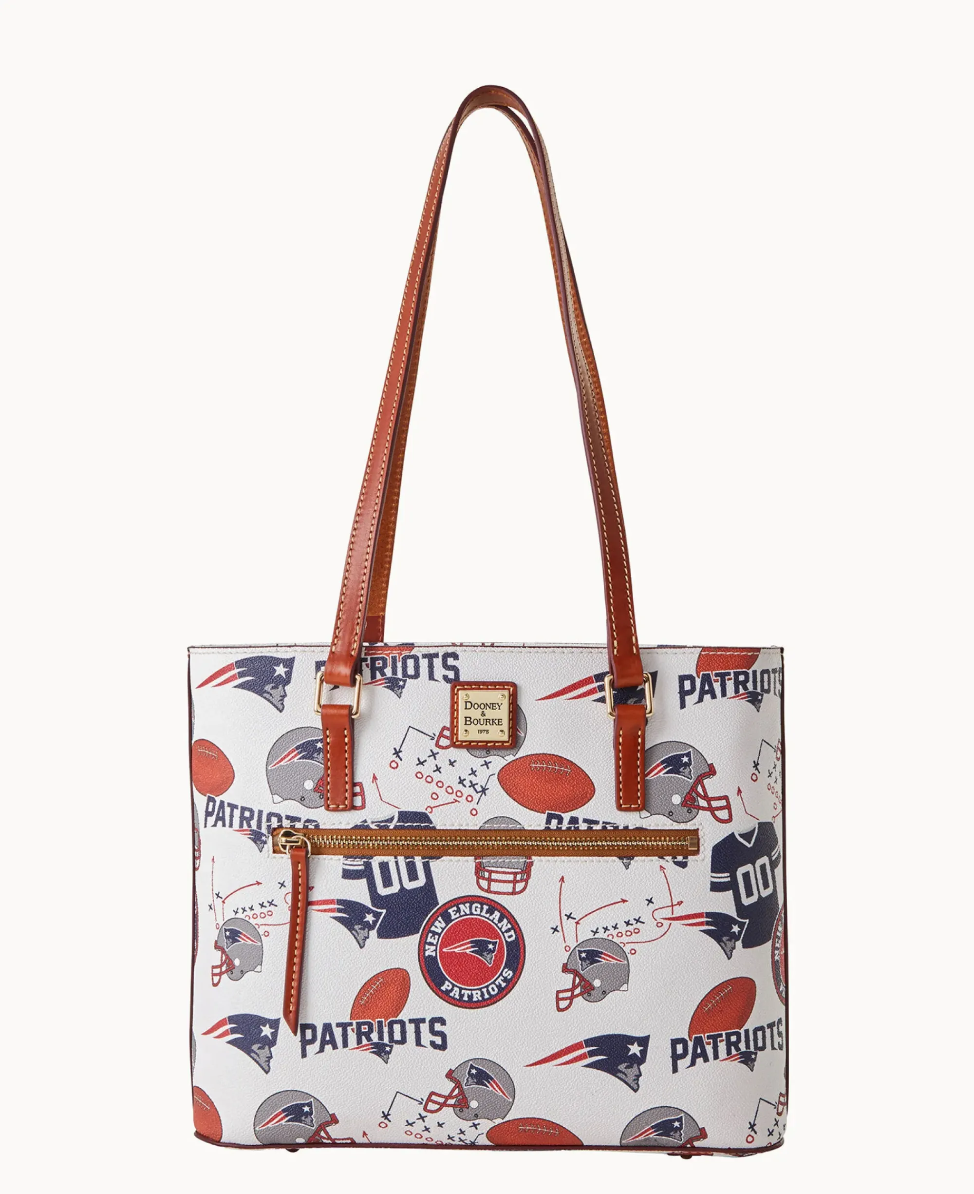 Dooney & Bourke Game Day Ready|Printed Fabric<NFL Shopper PATRIOTS
