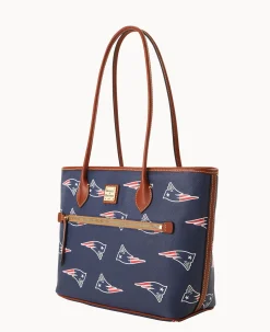 Dooney & Bourke Game Day Ready|Printed Fabric<NFL Tote Patriots