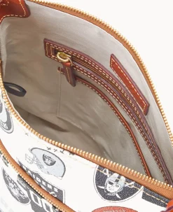 Dooney & Bourke Game Day Ready|Printed Fabric<NFL Crossbody RAIDERS
