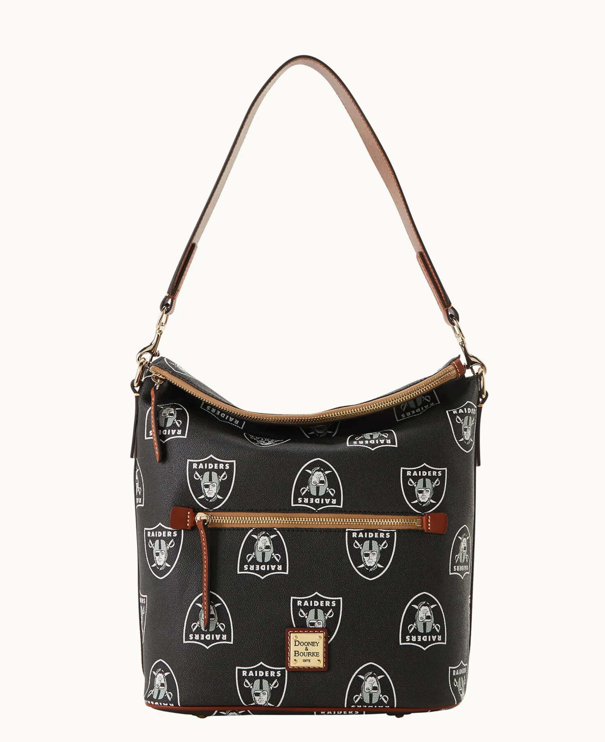 Dooney & Bourke Game Day Ready|Printed Fabric<NFL Large Sac Raiders