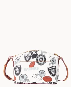 Dooney & Bourke Game Day Ready|Printed Fabric<NFL Suki Crossbody RAIDERS