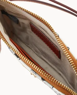 Dooney & Bourke Grab and Go|Wristlets<NFL Zip Around Wristlet RAIDERS