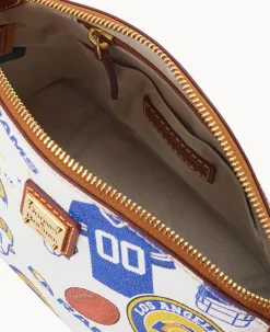 Dooney & Bourke Game Day Ready|Printed Fabric<NFL Suki Crossbody Rams