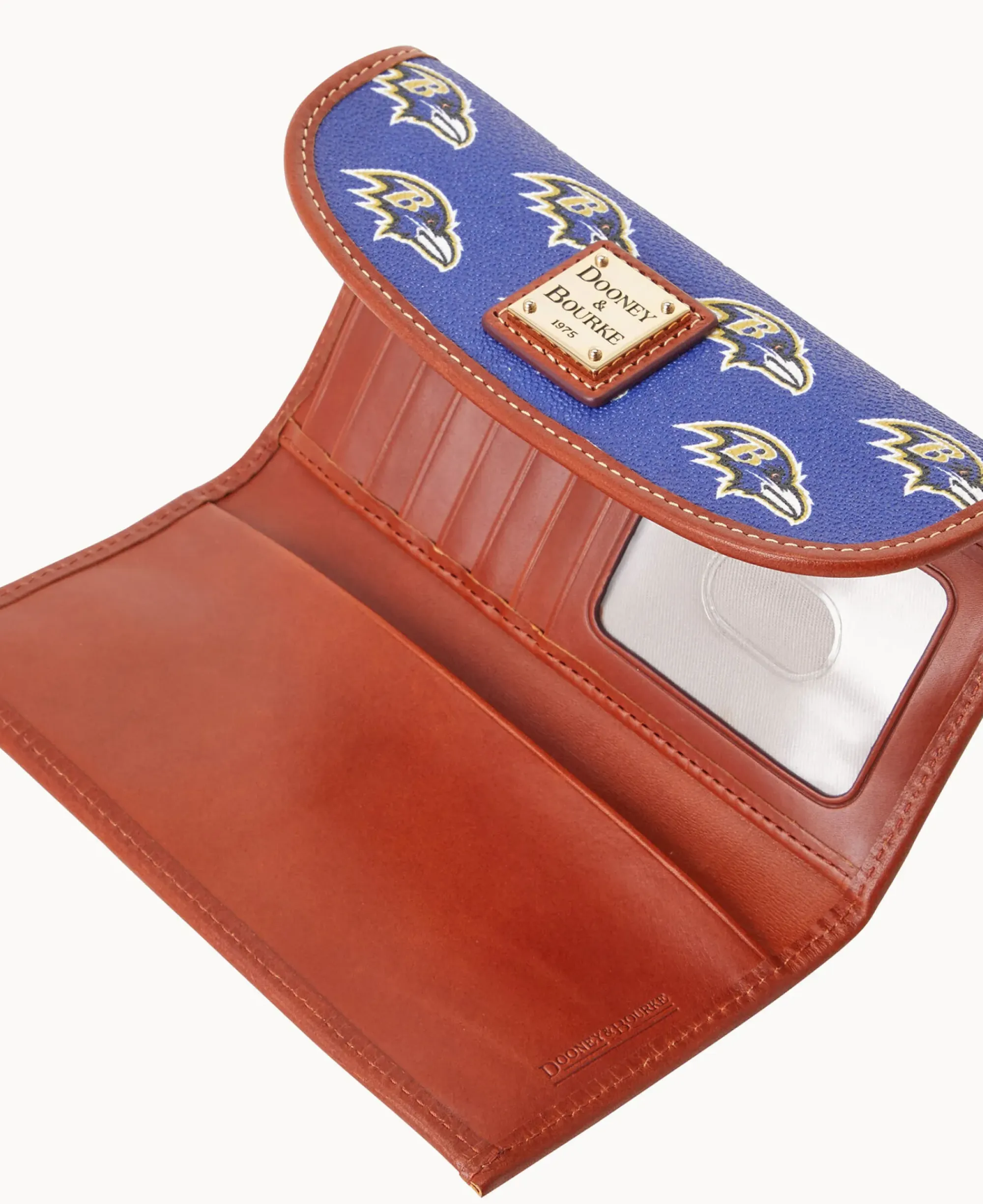 Dooney & Bourke Grab and Go|Wallets<NFL Continental Clutch RAVENS