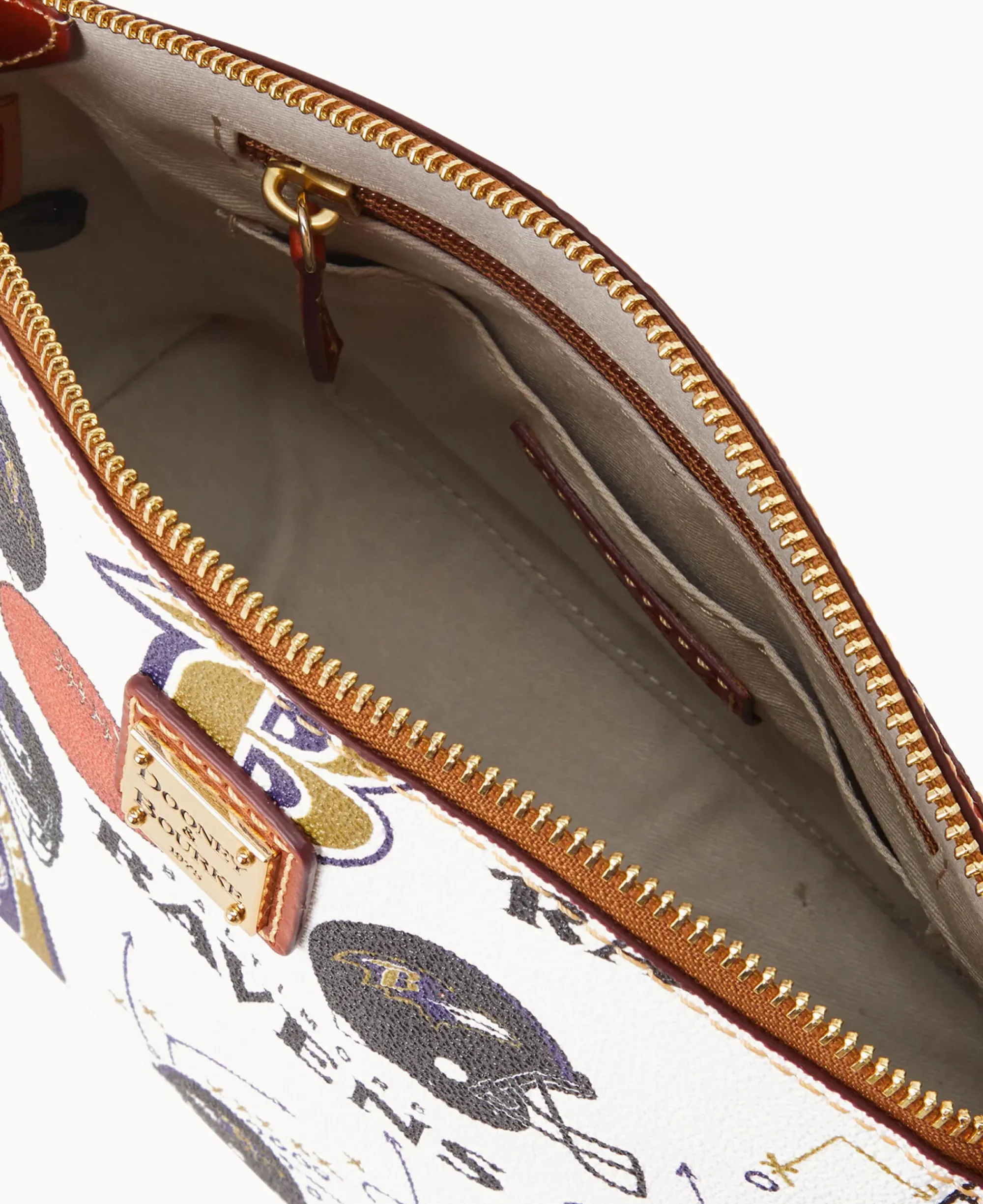 Dooney & Bourke Game Day Ready|Printed Fabric<NFL Suki Crossbody RAVENS