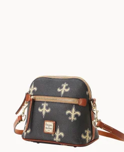 Dooney & Bourke Game Day Ready|Printed Fabric<NFL Domed Crossbody Saints