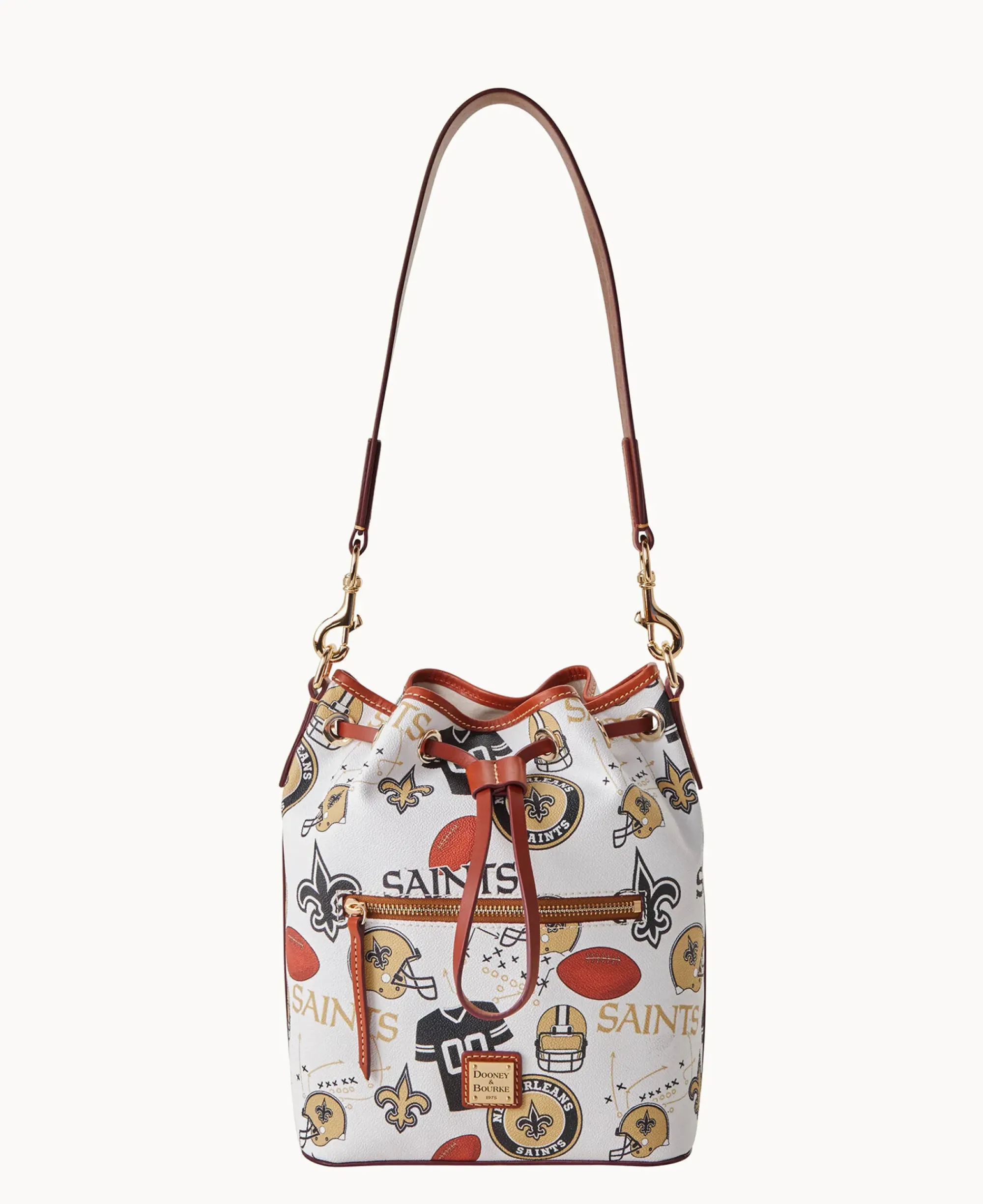 Dooney & Bourke Game Day Ready|Printed Fabric<NFL Drawstring SAINTS