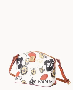 Dooney & Bourke Game Day Ready|Printed Fabric<NFL Suki Crossbody SAINTS