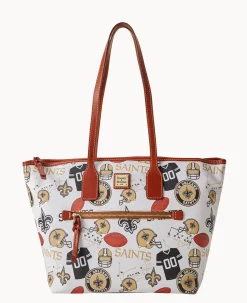 Dooney & Bourke Printed Fabric|Shoulder Bags<NFL Tote SAINTS