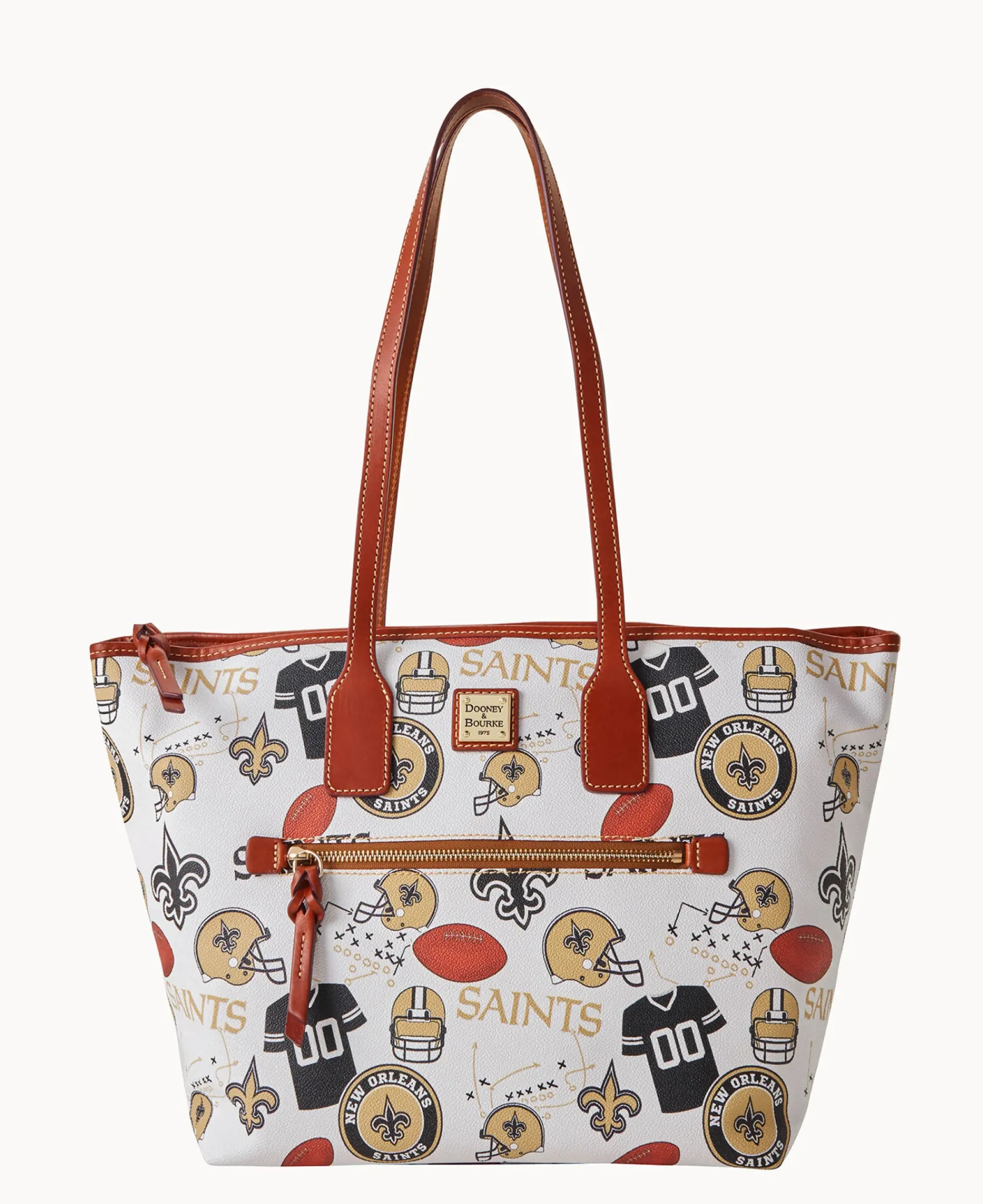 Dooney & Bourke Printed Fabric|Shoulder Bags<NFL Tote SAINTS
