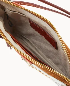 Dooney & Bourke Grab and Go|Wristlets<NFL Zip Around Wristlet Saints