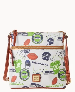 Dooney & Bourke Game Day Ready|Printed Fabric<NFL Crossbody SEAHAWKS