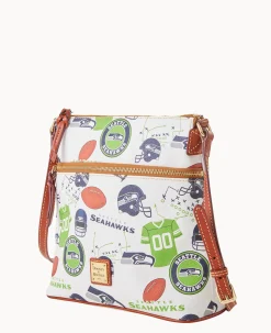 Dooney & Bourke Game Day Ready|Printed Fabric<NFL Crossbody SEAHAWKS