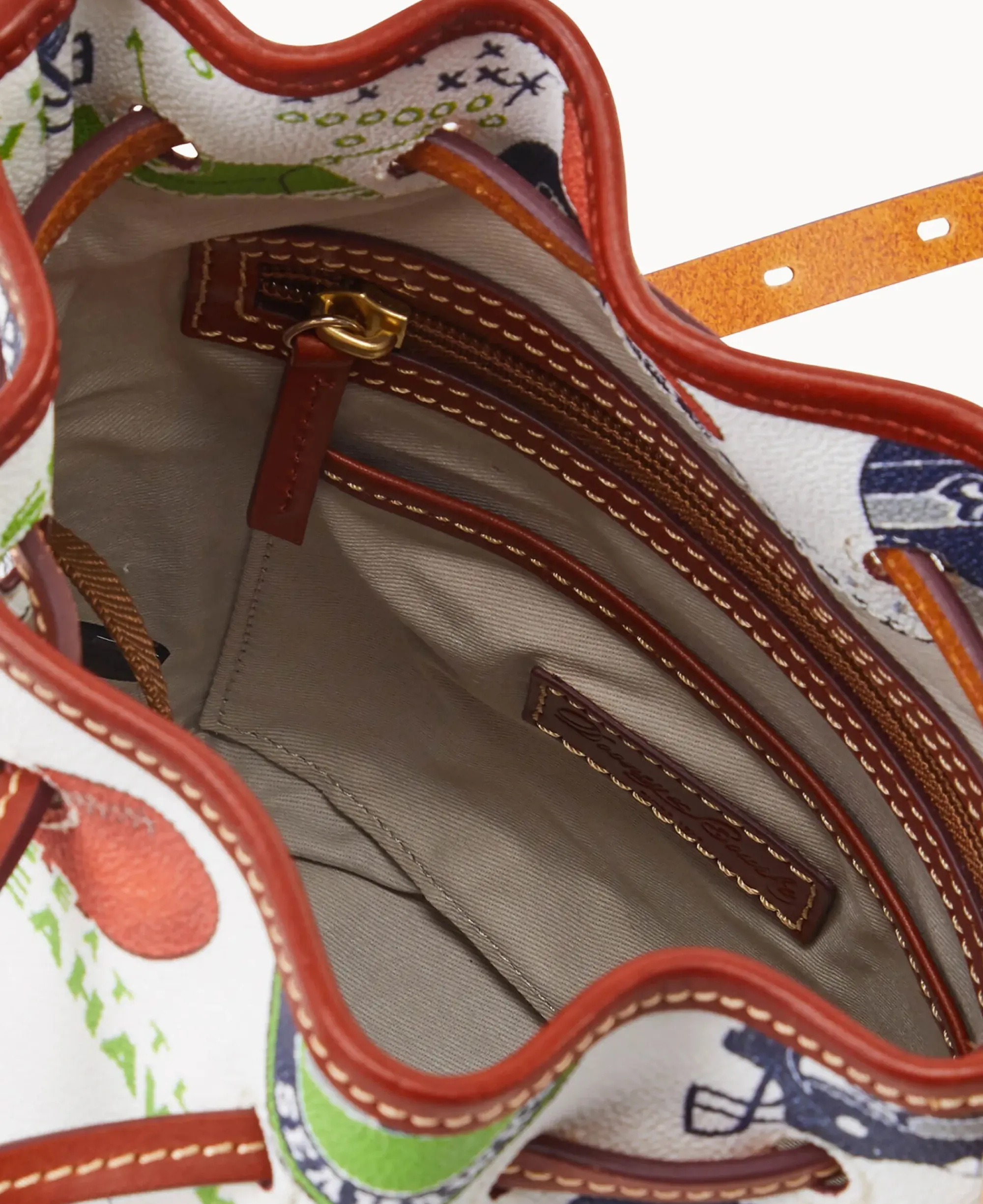 Dooney & Bourke Game Day Ready|Printed Fabric<NFL Small Drawstring SEAHAWKS