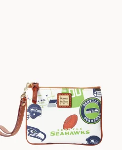 Dooney & Bourke Grab and Go|Wristlets<NFL Stadium Wristlet SEAHAWKS