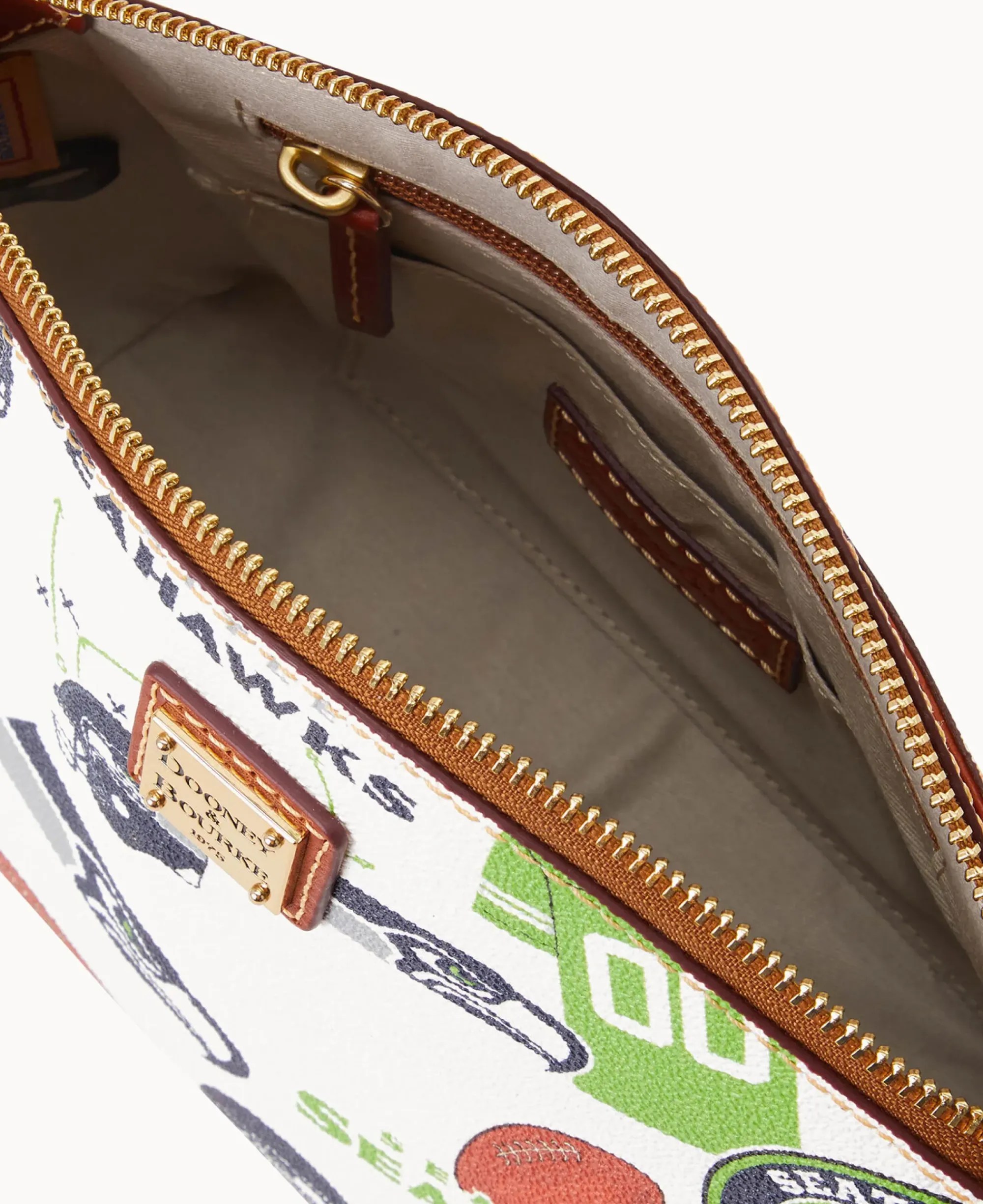 Dooney & Bourke Game Day Ready|Printed Fabric<NFL Suki Crossbody SEAHAWKS