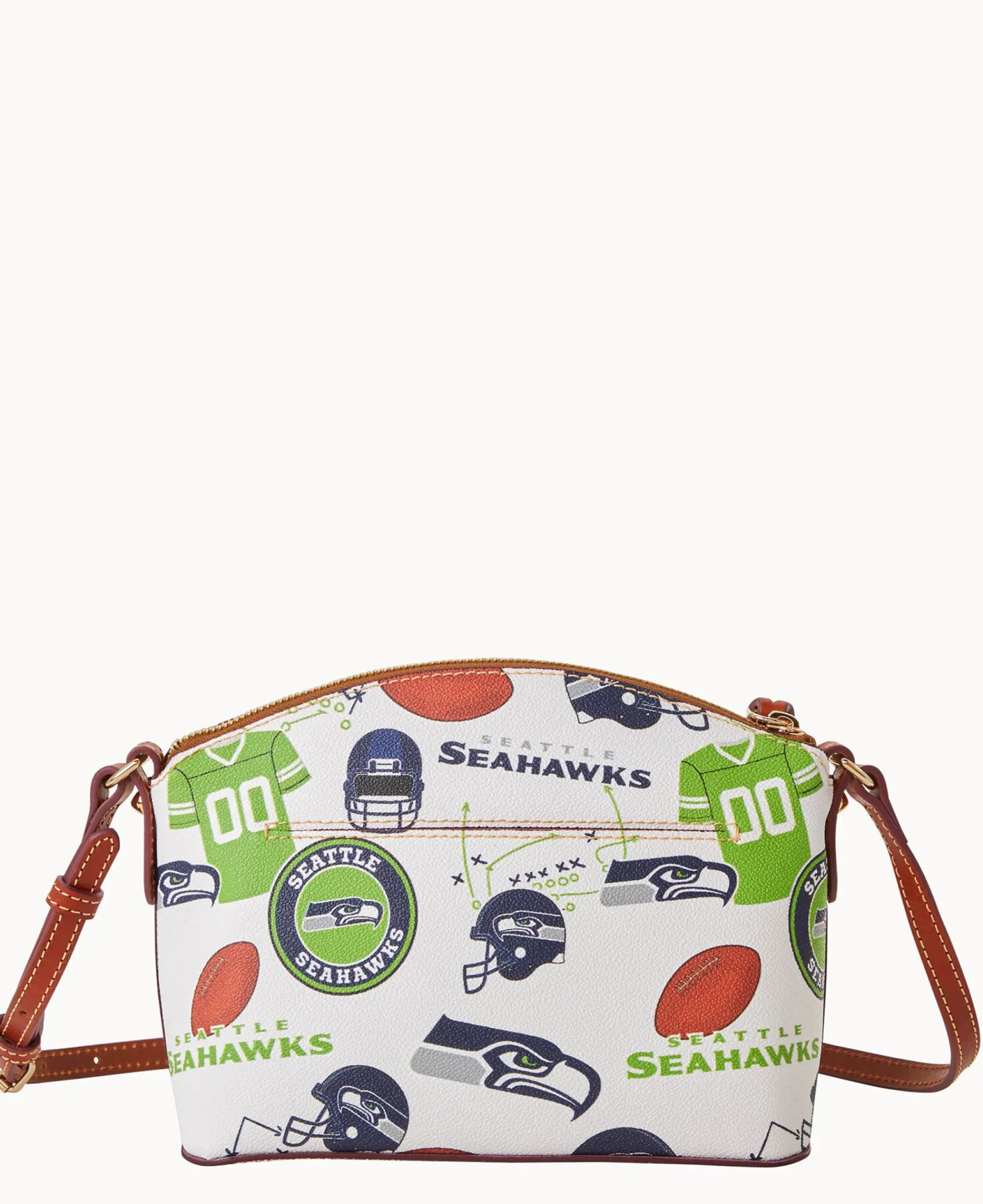 Dooney & Bourke Game Day Ready|Printed Fabric<NFL Suki Crossbody SEAHAWKS
