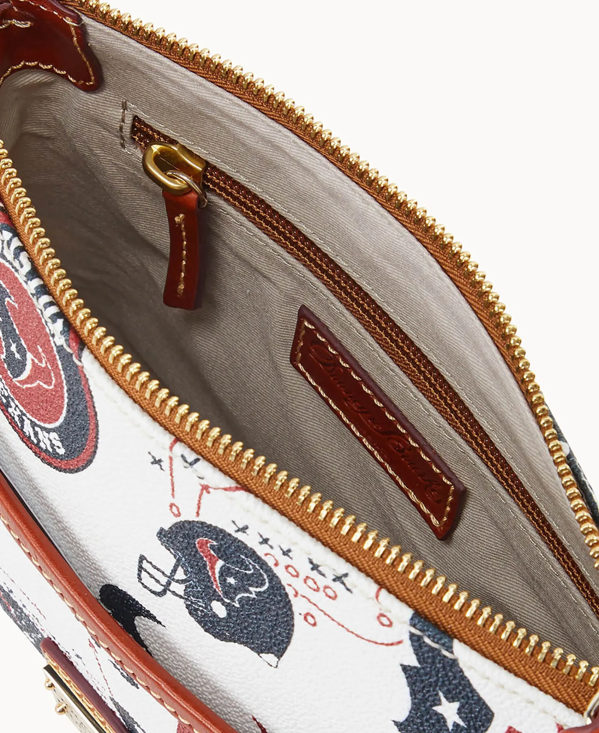 Dooney & Bourke Game Day Ready|Printed Fabric<NFL Ginger Crossbody TEXANS