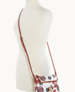 Dooney & Bourke Game Day Ready|Printed Fabric<NFL Ginger Crossbody TEXANS