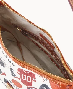 Dooney & Bourke Game Day Ready|Printed Fabric<NFL Hobo TEXANS