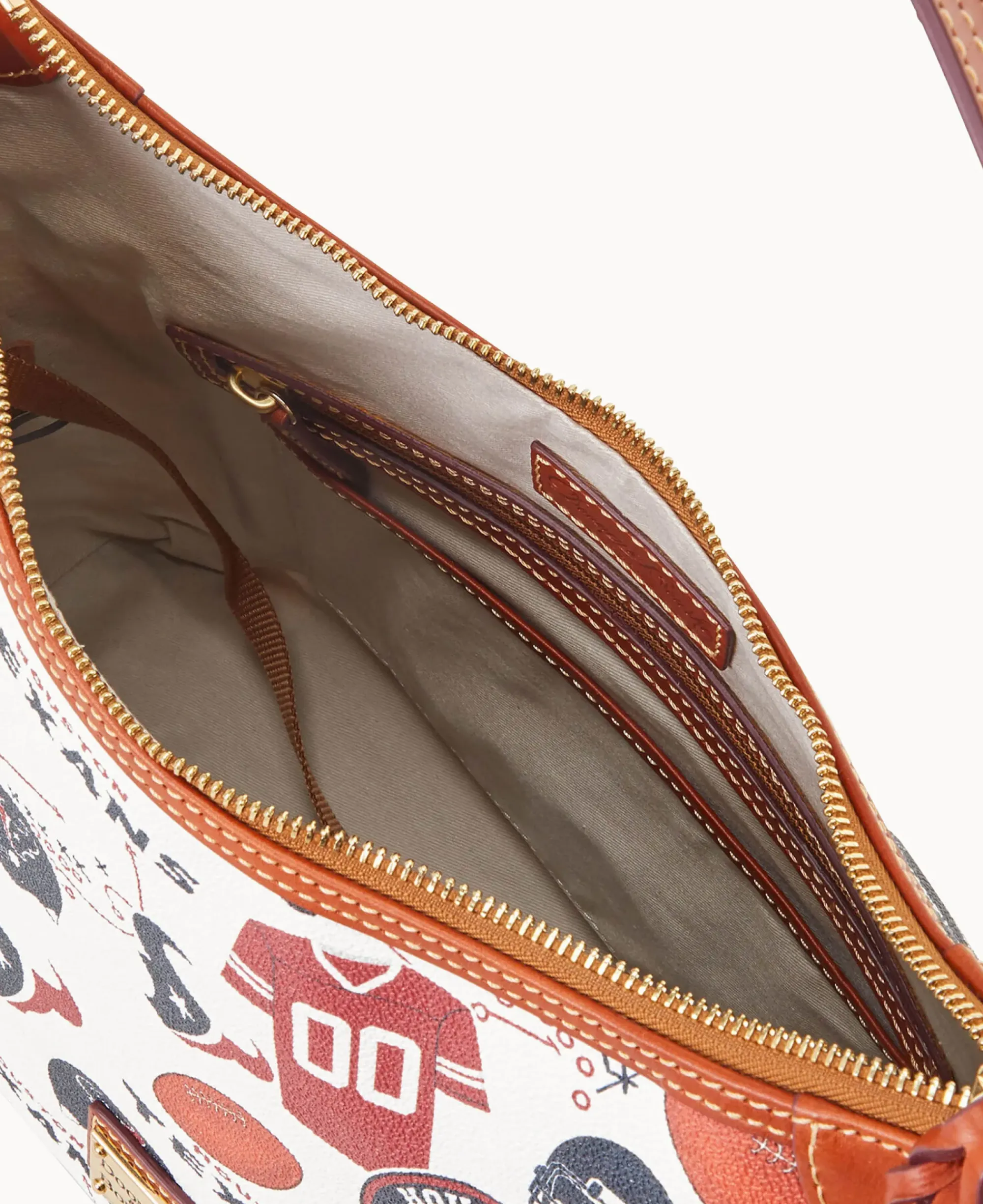 Dooney & Bourke Game Day Ready|Printed Fabric<NFL Hobo TEXANS