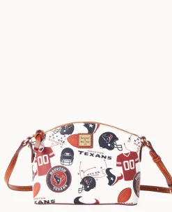 Dooney & Bourke Game Day Ready|Printed Fabric<NFL Suki Crossbody TEXANS