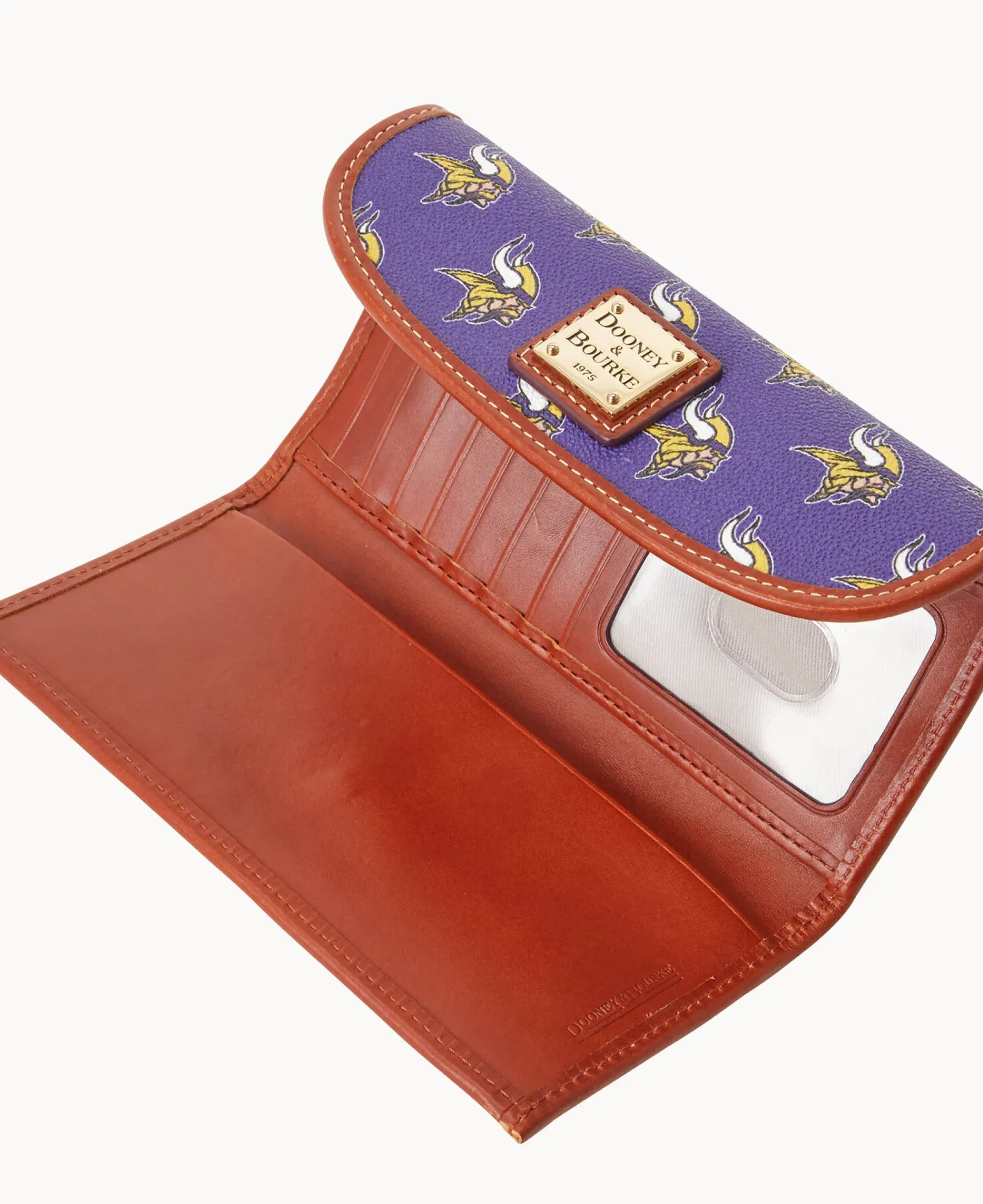 Dooney & Bourke Grab and Go|Clutches<NFL Continental Clutch VIKINGS
