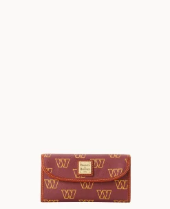 Dooney & Bourke Grab and Go|Clutches<NFL Continental Clutch Washington