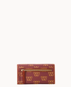 Dooney & Bourke Grab and Go|Clutches<NFL Continental Clutch Washington