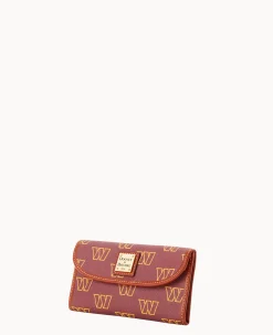 Dooney & Bourke Grab and Go|Clutches<NFL Continental Clutch Washington