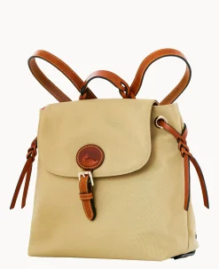 Dooney & Bourke Spring Style|Ready For the Getaway<Nylon Flap Backpack Khaki