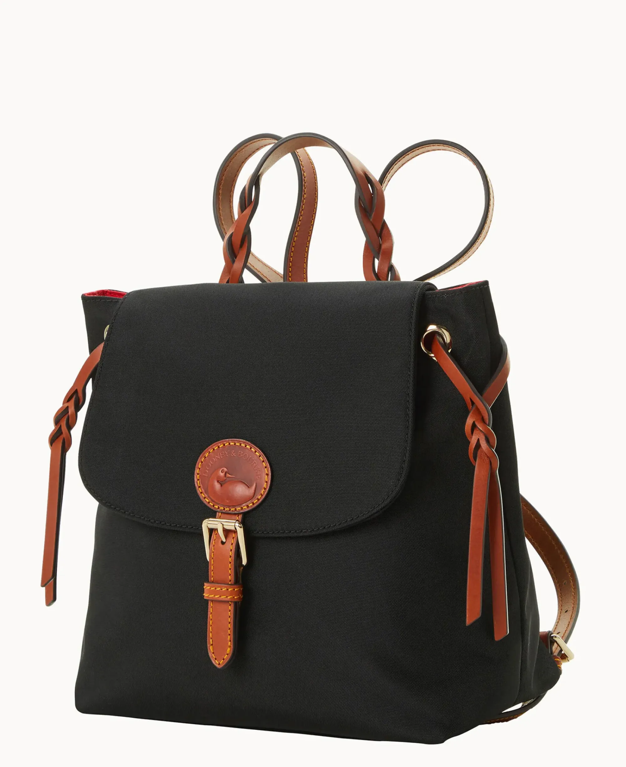 Dooney & Bourke Spring Style|Ready For the Getaway<Nylon Flap Backpack Black