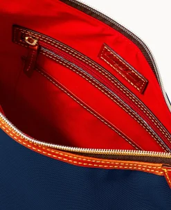 Dooney & Bourke Spring Style|Ready For the Getaway<Nylon Large Erica Navy