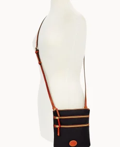 Dooney & Bourke Spring Style|Nylon<Nylon North South Triple Zip Black