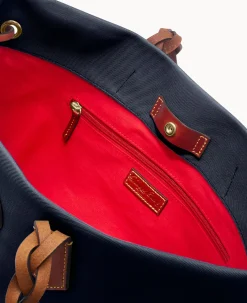 Dooney & Bourke Spring Style|Ready For the Getaway<Nylon Shopper Navy