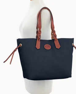 Dooney & Bourke Spring Style|Ready For the Getaway<Nylon Shopper Navy