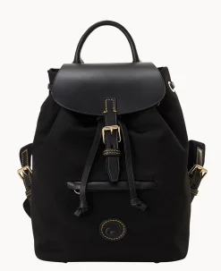 Dooney & Bourke Spring Style|Ready For the Getaway<Nylon Small Allie Backpack Black Black