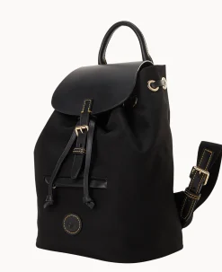 Dooney & Bourke Spring Style|Ready For the Getaway<Nylon Small Allie Backpack Black Black