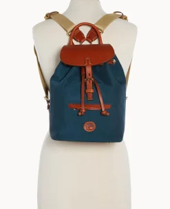 Dooney & Bourke Spring Style|Ready For the Getaway<Nylon Small Allie Backpack Navy