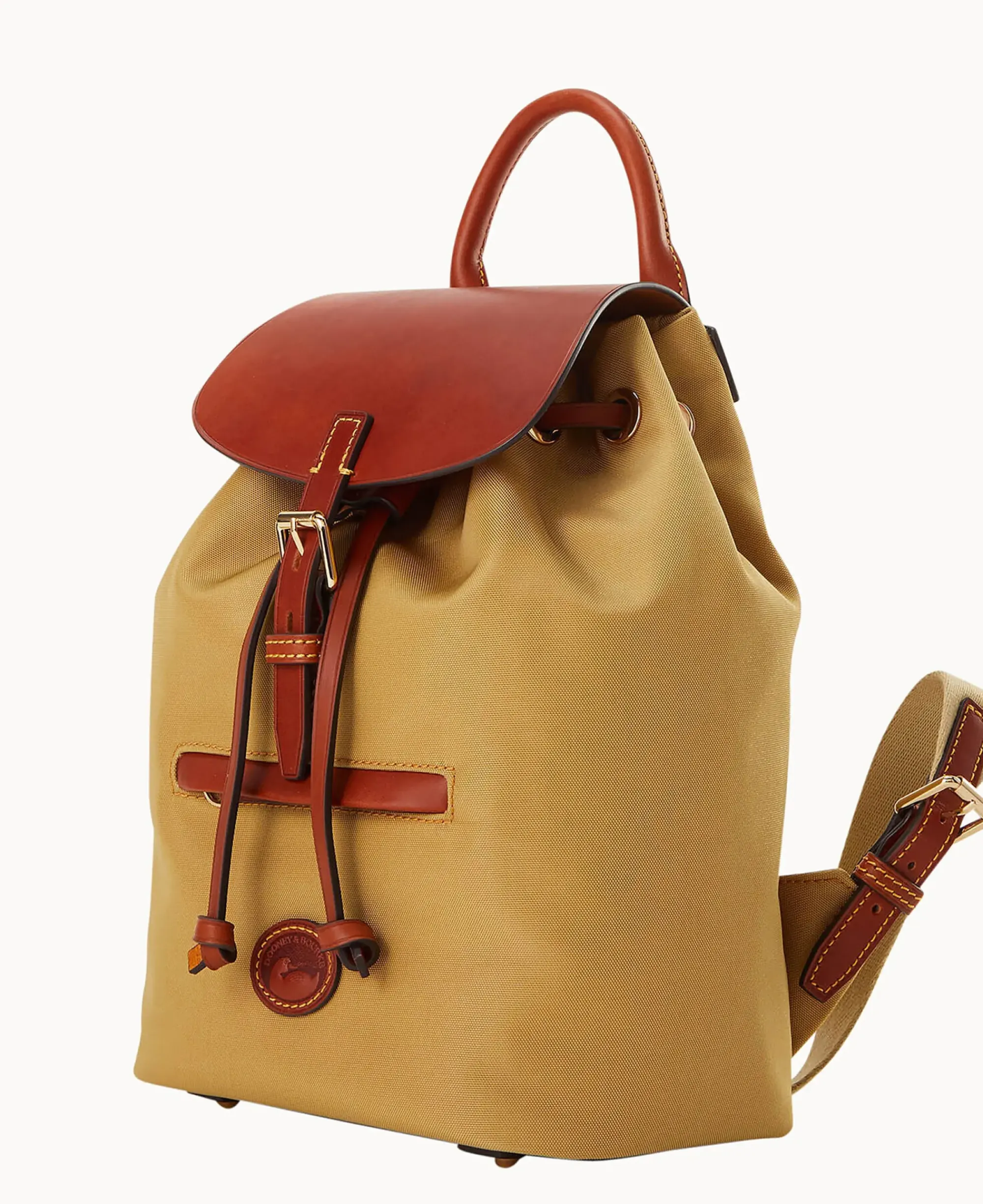 Dooney & Bourke Spring Style|Ready For the Getaway<Nylon Small Allie Backpack Khaki