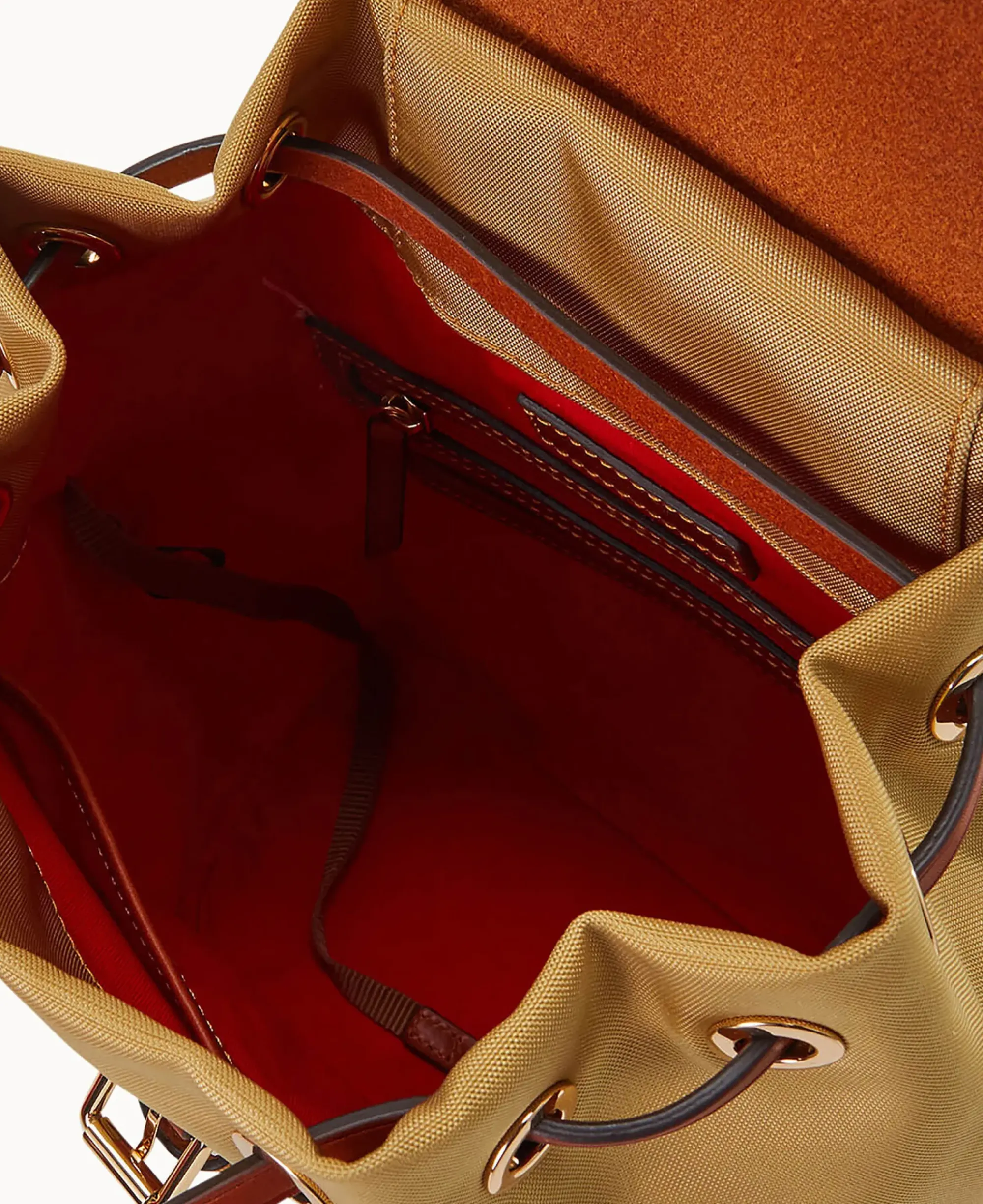 Dooney & Bourke Spring Style|Ready For the Getaway<Nylon Small Allie Backpack Khaki