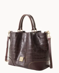 Dooney & Bourke Ready For the Getaway|Exotic Leather<Oakdale Brenna Espresso